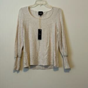 W5 Blouse/Sweater Cream Small